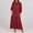 Red, variant on 2024 Summer Womens Boho Maxi Dresses V Neck Puff Sleeve Floral Flowy Swing Casual Long Dress Short Summer Dress Tee Shirt Dress Knee Length Long Sleeve Tunic Dress Athletic Dress Women Long Dress