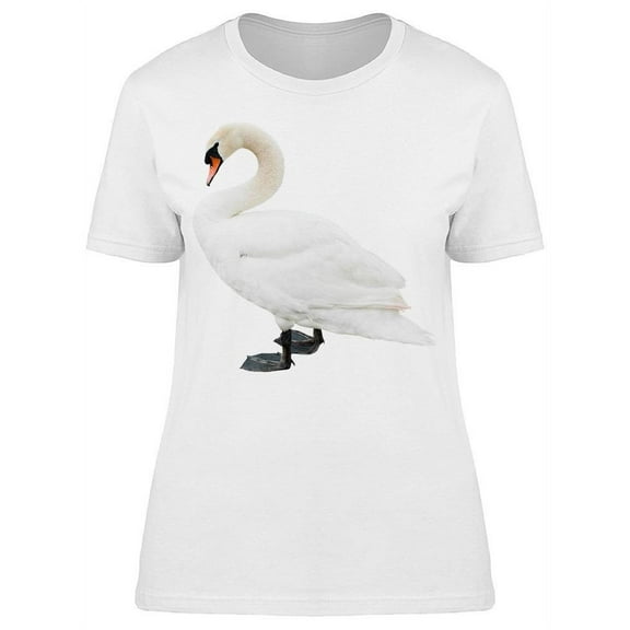 A Swan Standing Sideways T-Shirt Women -Image by Shutterstock, Female Large