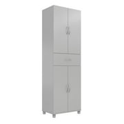 RealRooms Basin Storage Cabinet with Drawer, Kitchen Organizer, Dove Gray