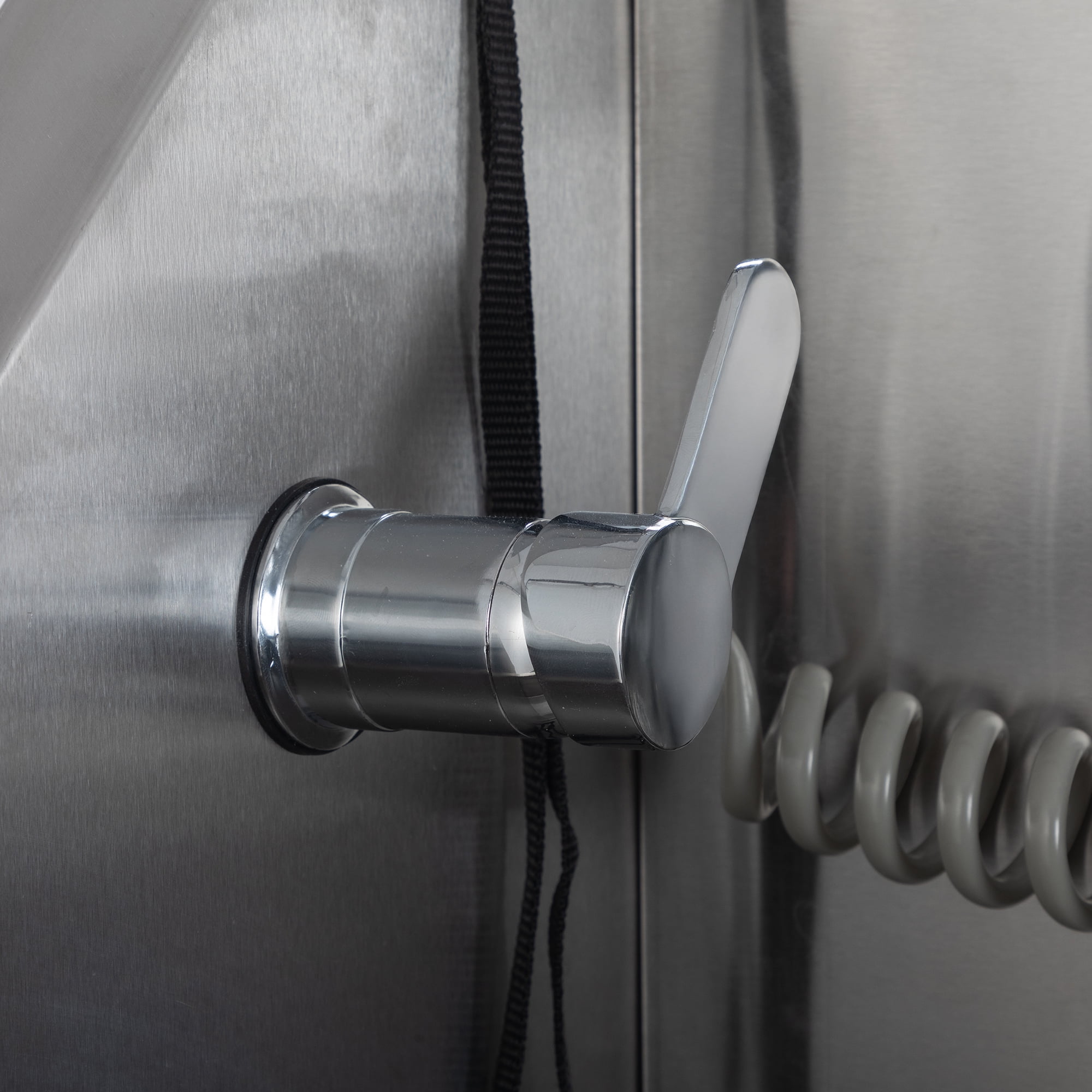 Pefilos 48" Pet Grooming Baths, Dog Bathing Station w/Stairs, Professional Stainless Steel Dog Grooming Tub with Faucet, Dog Bathtub for Large, Medium, Small Pets, Silver