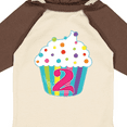 thumbnail image 4 of Inktastic 2nd Birthday cupcake Boys or Girls Long Sleeve Baby Bodysuit, 4 of 5