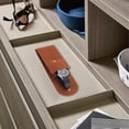 thumbnail image 6 of Watch Travel Case 4PCS 5x2.8 Inch Portable Watch Pouch Velvet Single Watch Storage Bags Watch Case Organizer with Insert Cardboard and Button 4 Colors, 6 of 7