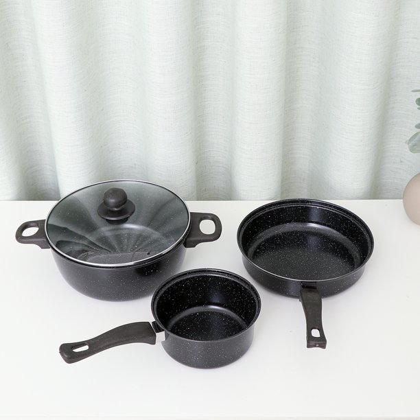 Cookware-Set Nonstick Pots and Pans-Set Pan - 3pcs Frying ...