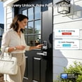thumbnail image 6 of Veise Fingerprint Smart Lock with Keyless Entry, App Control, Digital Keypad, Auto Lock, Waterproof, Easy Installation, Satin Nickel, 6 of 11