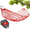 Red, variant on Camping Hammock Lightweight Mesh Nylon Rope Hammock, Portable Outdoor Hanging Bed, No Stand Needed, 220 lb Capacity for Camping, Beach, Garden, Travel