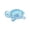 Blue, variant on Turtle Shape Kneading Prop Pink Malt Filled Slow Motion Stress Relief Anxiety Fidget Desk Relax Home Office Decor Item Hand Grip Squeeze Present