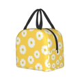 thumbnail image 2 of Bolsa de almuerzo aislante Carati White Aster Daisy Yellow para mujer, 2 of 9