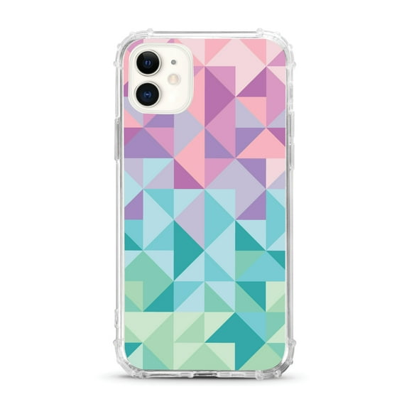 OTM Essentials iPhone 11 Phone Case, Geo Triangle Pink
