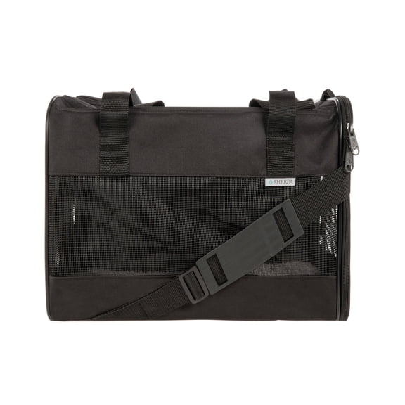 Sherpa Black Everyday Guaranteed On Board Soft-Sided Dog & Cat Carrier Medium