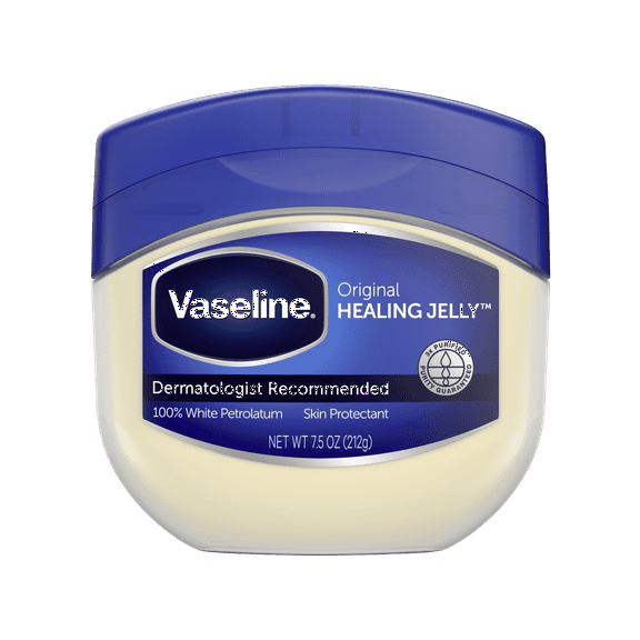 Vaseline Original Petroleum Jelly for Dry Cracked Skin & Eczema Relief - 7.5 oz Pack of 2