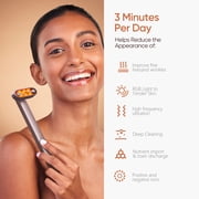 Red Light Therapy Wand for Face and Neck, 7 Colors LED Facial Light Therapy Face Eye Beauty Tool at Home