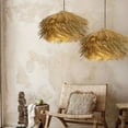 thumbnail image 3 of Arturesthome Wabi Sabi Rattan Pendant Lights Japanese Dining Room Art Chandelier, 3 of 6