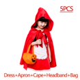 thumbnail image 4 of Disfraz de calabaza para bebé, vestido de princesa para niña, vestido elegante para actuación de vampiro, mameluco de bruja para Halloween de 1 a 12 años, 4 of 5
