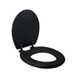 thumbnail image 3 of Bath Bliss 7239 Siège de Toilette Rond Extra Doux Standard&44; Noir, 3 of 7