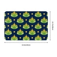 thumbnail image 3 of Front Door Mat Indoor Outdoor Outside Entrance - 16*24in Washable Frog Prince Crowns Navyblue Thin Bathroom Rugs Fit Under Door, Bath Rugs for Bathroom, Kitchen Rugs Mats for Floor, 3 of 6