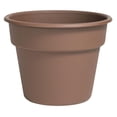 thumbnail image 1 of 8 in. Dura Cotta Planter&44; Chocolat, 1 of 1