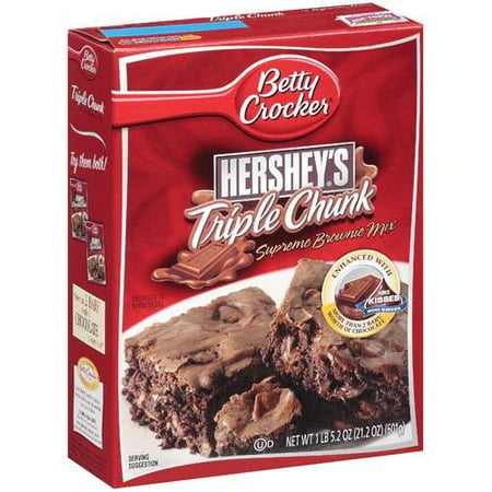 Betty Crocker Supreme Triple Chunk Brownie 21.2 OZ Box