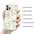 thumbnail image 2 of Abstract Face Case for iPhone 11 Pro Max,Aesthetic Art Design TPU Shock-proof Cover Case, 2 of 6