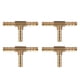 thumbnail image 4 of Conector de púas en T, 5 piezas de latón en T, conector de manguera en T de latón de 3 vías, conector de púas en T de latón, diseño exquisito NikouMX herramienta, 4 of 8