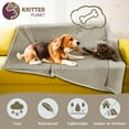thumbnail image 2 of Kritter Planet Waterproof Puppy & Pet Blanket ,Reversible Beach Blanket  Protective Couch,Floor,Sofa, Bed & Car, for Small Medium Large Dogs Cats,30x50,Taupe, 2 of 6