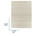 thumbnail image 3 of Livabliss Area Rugs for Living Room, 8x10 Urban Shag Global Beige Rug, Bedroom Dining Room Home Decor Stain Resistant Carpet (7'10" x 10'2"), 3 of 10