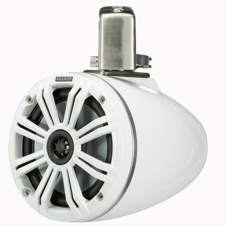 KICKER - 6-1/2" 2-Way Marine Speakers with Polypropylene Cones (Pair) - White