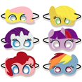 thumbnail image 1 of MasksFever - Máscaras de fieltro para fiesta de cumpleaños para niñas, juguetes novedosos, regalos de cumpleaños para niñas, suministros para fiestas de My Little Pony (6 piezas) MasksFever 0705511834945, 1 of 1