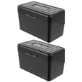 thumbnail image 1 of 2Pcs Index Card Holder Portable y Index Card Organizer Name Card Box Client Record Case, 1 of 8