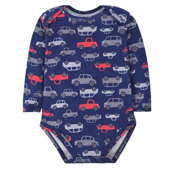 Vividxx Baby Boys Bodysuits O-Neck Long Sleeve One-Pieces Cute Print Rompers For Toddler Comfortable Soft Daily Wear Onesie Comfort Dailywear