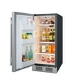 thumbnail image 4 of Avallon Afr152lh 15" Wide 3.3 Cu. Ft. Compact Refrigerator - Stainless Steel, 4 of 7