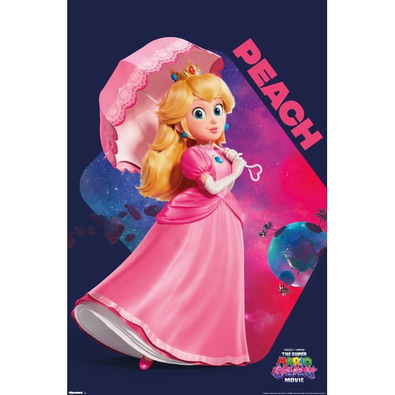 Nintendo The Super Mario Galaxy Movie (2026) - Peach Pose Wall Poster, 22.375" x 34"