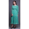 thumbnail image 3 of Bimba Robe Longue Décontractée à Volants pour Femmes, Imprimée, Taille Smockée, Florale - Xxx-Grand, 3 of 5