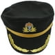 thumbnail image 1 of KAKOWELY Gorra de capitán bordada para disfraz de marinero, para niños, gorra de capitán de la marina, para cosplay, 1 of 4