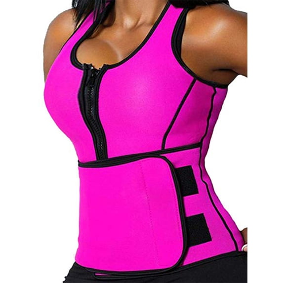 SAYFUT Women's Extra Firm Control Tummy Shapewear Waist Trainer Slimming Vest Adjustable Waist Shaper Belt with Weight Loss Regular Size S-6XL