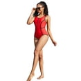 thumbnail image 4 of Beautyin Womens Training Swimwear with Front Zipper One Piece Swimsuit Athletic Racerback Bathing Suit with Pockets, 4 of 6