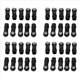 thumbnail image 1 of 40 Unids Plástico Varilla Extremo Enlace Bola de Conexión Cabezal para 1/10 RC Car Crawler Axial Scx10 Ii 90046 Trx4, A, 1 of 7
