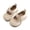 Beige, variant on Toddler Girls Low Heel Dance Shoes Sparkly Patent Leather Performance Shoes Non Slip Soft Sole Shoes Beige Size 10