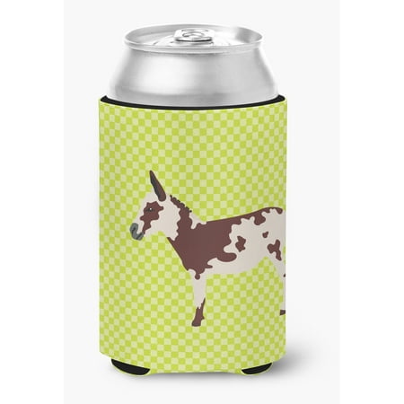 

American Spotted Donkey Green Can or Bottle Hugger