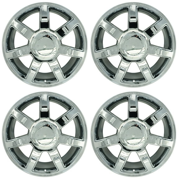 Set of 4 New 22" 22x9 Chrome Alloy Wheels for 2007-2014 Cadillac Escalade ESV EXT OEM Design Replacement Rim