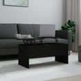 thumbnail image 1 of vidaXL Coffee Table Black 102x50.5x46.5 cm Engineered Wood, 1 of 5