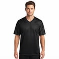 thumbnail image 3 of Zfeel Pure Dry Fit Football Jersey, Men's Open Hem Black Sportswear, 4XL, 3 of 4