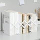 thumbnail image 5 of Atril retráctil para libros | Sujetalibros de plástico ajustable con clips y topes | Organizador de escritorio para estudiantes que ahorra espacio | Expositor de libros blanco portátil y duradero, 5 of 6