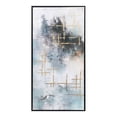 thumbnail image 1 of Gild Design House Canvas/Plastic Tempest Hand Painted Giclee in Blue/White, 1 of 6