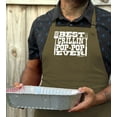 thumbnail image 4 of ThisWear Best Grillin Pop-Pop Ever Funny Apron for BBQ Grilling Two Pocket Apron Military Green, 4 of 7