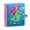 Peaceable Kingdom Mermaid Foil Diary - 208 Color Line Pages - 1 Lock & 2 Keys - Ages 6+