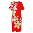 thumbnail image 3 of Aloha Hawaii. Hawaiian Island Traditional Necklace Loose Pocket Dress Womens dresses summer dresses for women 2025 Woman clothes, 3 of 6