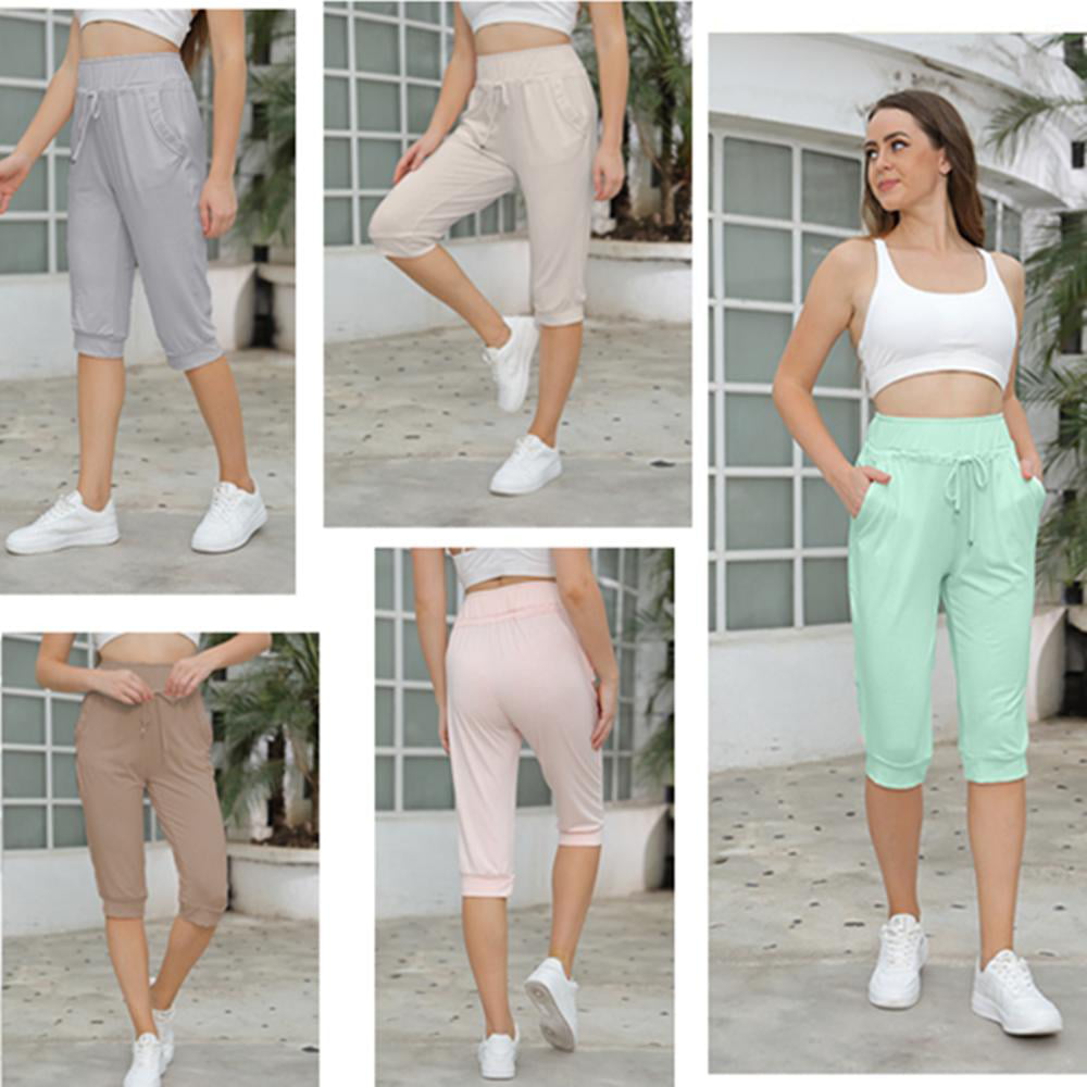 Maroon Three Quarter Women's Pants | BohoClandestino Wholesale