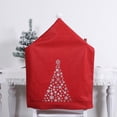 thumbnail image 1 of 50% off Clearance Christmas Decorations 1 Pack Christmas Dining Chair Chair Back Covers, Removable Washable Chair Protector Slipcovers For Christmas Home, Kitchen, Dining Room Chair Decoration, 1 of 6