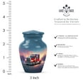 thumbnail image 2 of Red Truck Keepsake Urn, Mini Urn For Human Ashes, Small Urns For Ashes Adult Male, Trucker Memorial Keepsake Cremation Urns For Ashes, (Size, 3 Inch, 1 Pc), 2 of 5