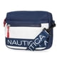 thumbnail image 2 of Puf de nailon Bag Nautica, bandolera o cinturón para mujer, color índigo/blanco, 2 of 5